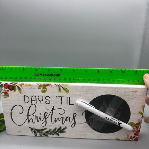 Sincere Surroundings wooden Countdoen to Christmas sign - Picture 3 of 7